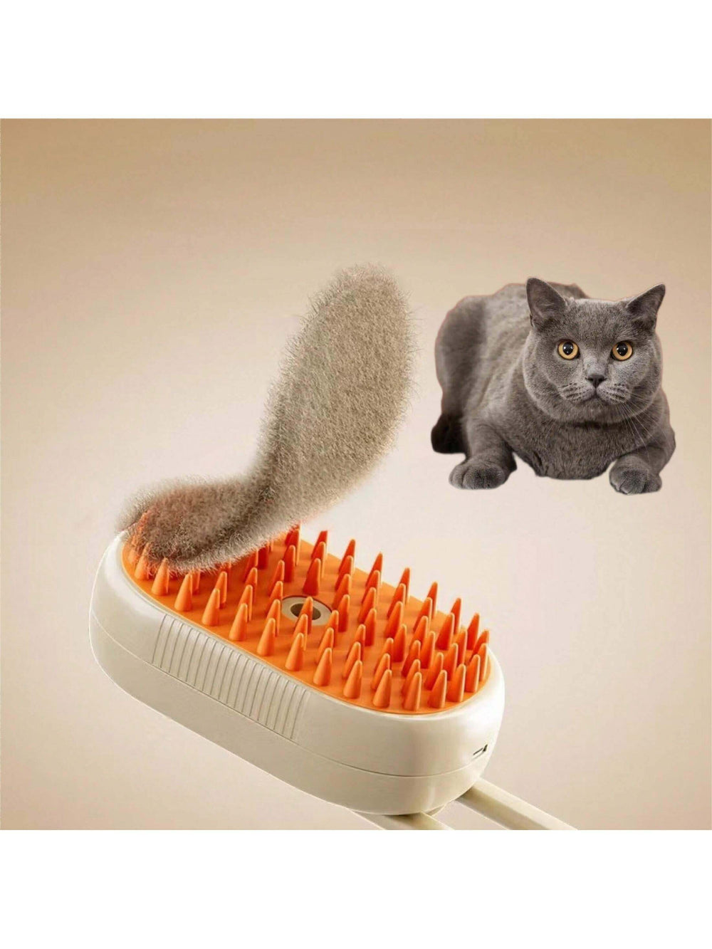 CLICK&GRAB Steam Mist Grooming Brush