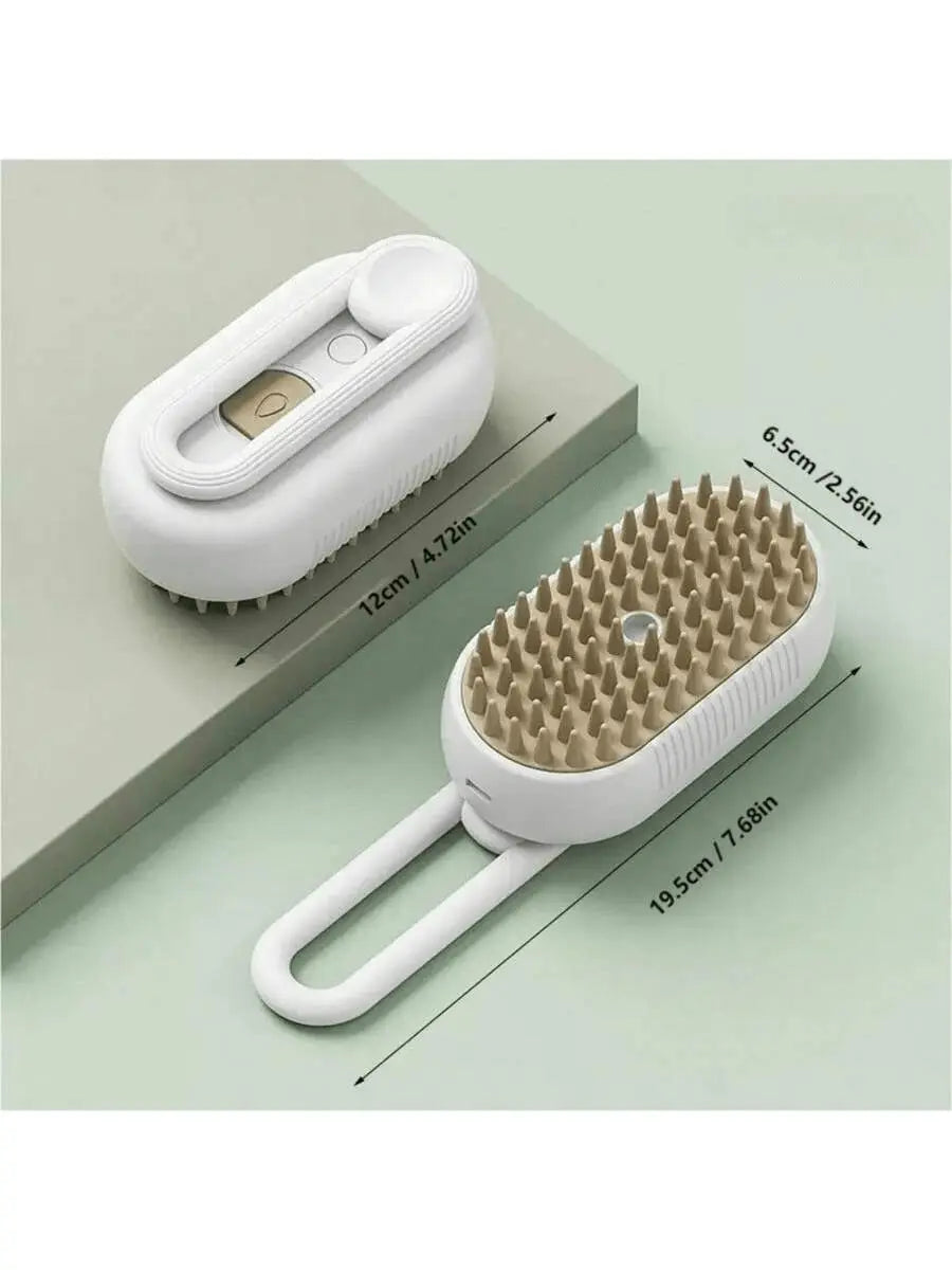 CLICK&GRAB Steam Mist Grooming Brush