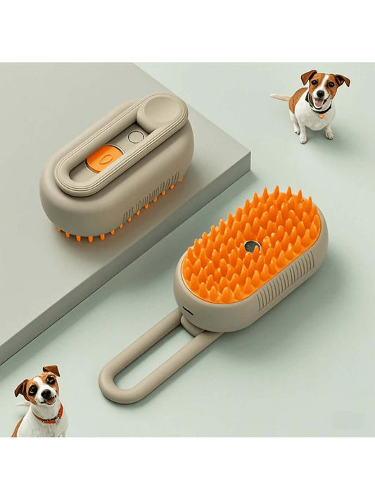 CLICK&GRAB Steam Mist Grooming Brush